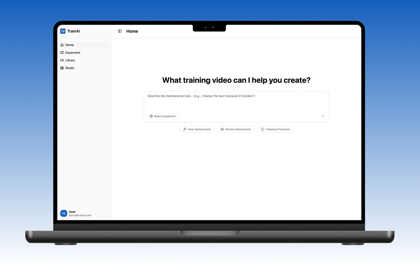 An image of the TrainAi – AI Training Videos project.